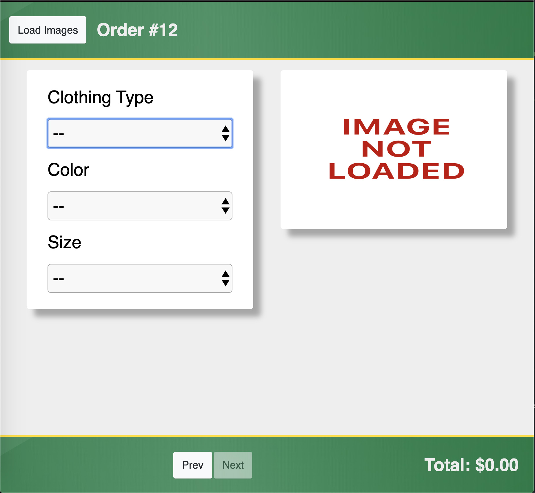 Image Not Loaded